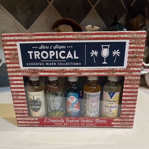 STARS & STRIPES TROPICAL COCKTAIL MIXERS MAI TAI PINA COLADA BLUE HAWAIIAN DRINK - Picture 5 of 7